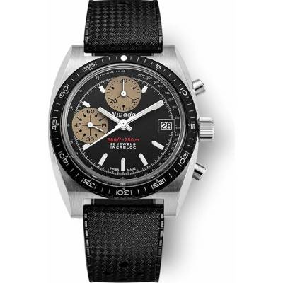 Nivada Grenchen Autochron White - Rubber Tropic