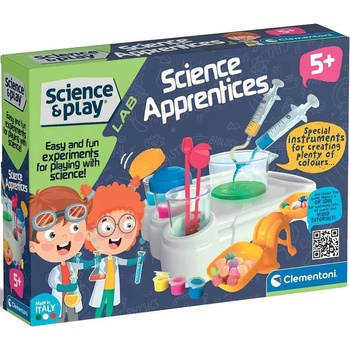 Clementoni Игрален комплект Clementoni Science & Play - Стажант учен, Експерименти (61357)