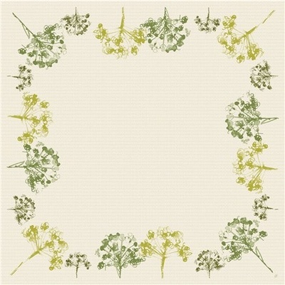Dunisilk Obrus ​​84x84 cm Green Umbles 20 ks 100031869
