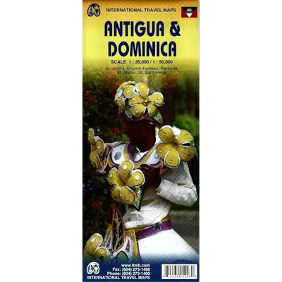 mapa Antigua Dominica 1:35 t.-1:50 t. ITM