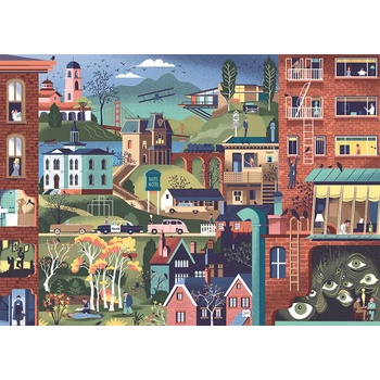 Heye - Puzzle Movie Masters: Hitchcock Films - 1 000 piese