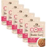 Wellness Core Tender Cuts сьомга и риба тон 6 x 85 г