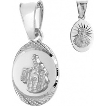 Argento Strieborný prívesok Škapuliar 85386