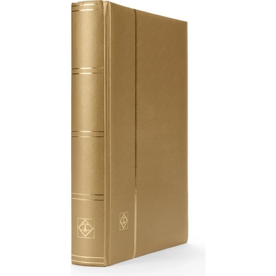 Leuchtturm COMFORT METALLIC vatovaný zásobník s černými listy Barva: Stříbrná