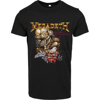 MERCHCODE Мъжка тениска в черно Merchcode Megadeath Peace UB-MC764-00007 - Черен, размер S