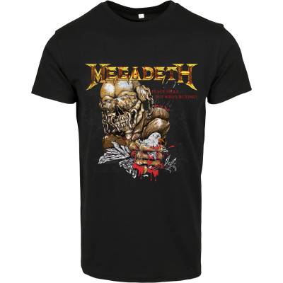 MERCHCODE Мъжка тениска в черно Merchcode Megadeath Peace UB-MC764-00007 - Черен, размер S