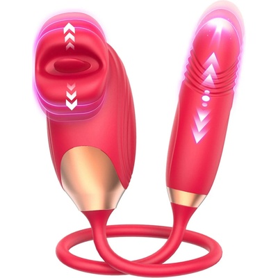 SuperLove 2in1 Mouth Kissing & Thrusting
