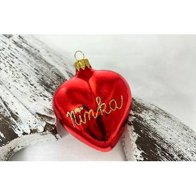 Valentínske srdiečko 463 119 1ks možnosť napísať MENO