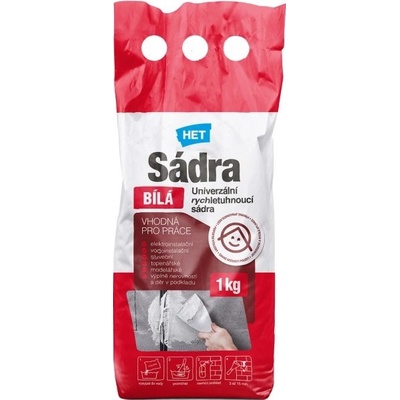 HET Sádra BÍLÁ 1 kg