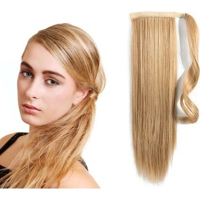 Clip in COP 100% ĽUDSKÉ REMY VLASY 60CM PRÍRODNÁ/ SVETLEJŠIA BLOND