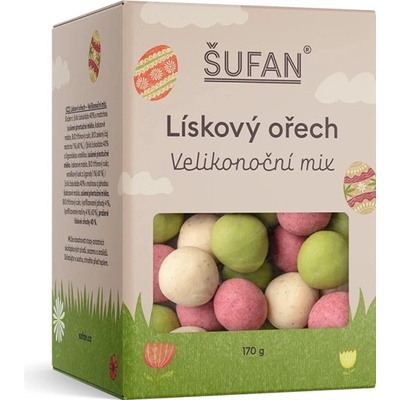 ŠUFAN Lieskový orech veľkonočný mix 170 g