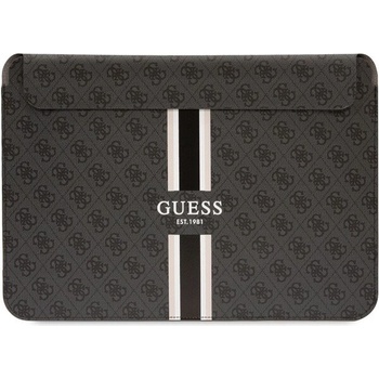 Guess PU 4G Printed Stripes Computer Sleeve 16" Black GUCS16P4RPSK