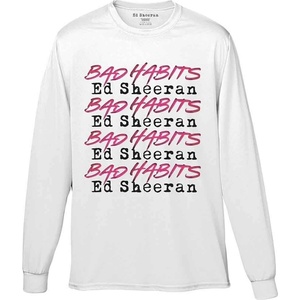 Ed Sheeran Bad Habits Stack White L Риза (EDLST06MW03)
