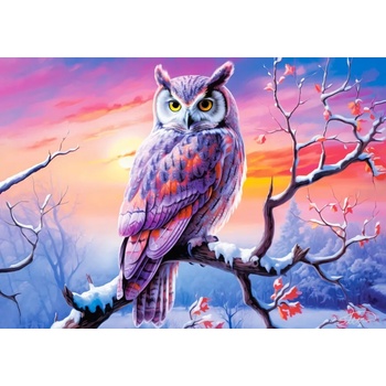 Image 1 of Castorland - Puzzle Owl's Perfect Evening - 500 piese