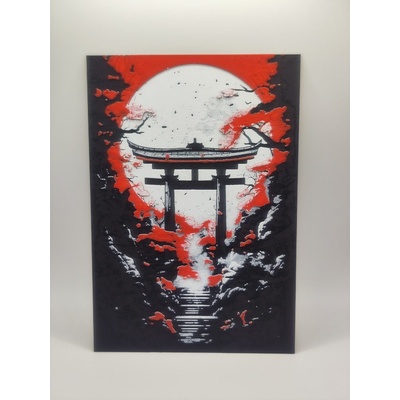 Brána Torii na stenu