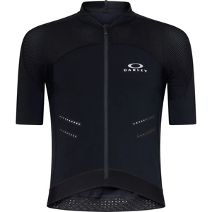 Oakley Мъжка фланелка с къс ръкав за колоездене Oakley Endurance Aero Jersey Cycling jersey - Pitch Black (056-3977-0111)