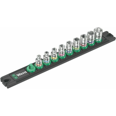 WERA Sada nástrčných kľúčov 1/4" Imperial na magnetickej lište A, 9 dielna