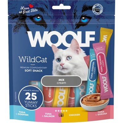WOOLF Snack WOOLF WildCat Cream Regular Mix 25 x 14 g