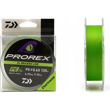 Daiwa Šnúra Prorex UL Finesse Braid 0,6PE 135m 0,08mm 4,3kg