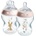 Tommee Tippee Natural Start Anti-Colic бебешко шише Slow Flow 0m+ 2x260ml