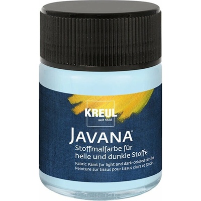 Javana farba na svetlý a tmavý textil 50 ml ice modrá