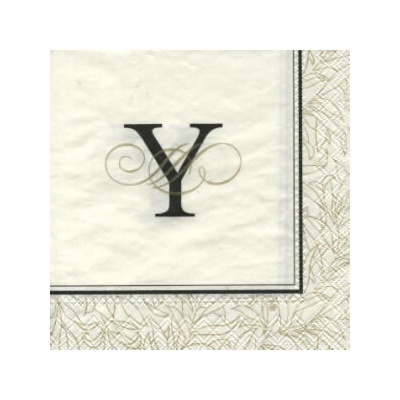 Ambiente Europe BV Servítky malé Flourish Y 25x25cm