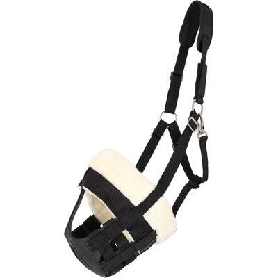 QHP Náhubek pastevní s beránkem s otvory na nozdry černý – Zboží Mobilmania