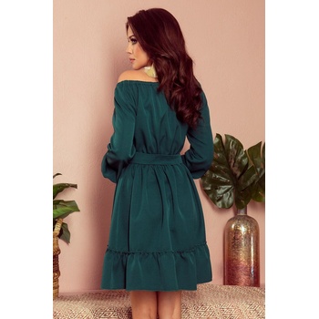 Numoco dámske šaty Daisy 265-1 tmavozelené