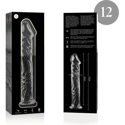 Nebula series by ibiza Стъклено дилдо модел 12 nebula 17 см