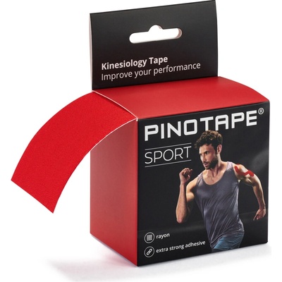 Pino Tape Sport Kineziologický tejp Červená 5 cm x 5 m