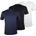 Donnay Мъжка тениска Donnay 3 Pack T Shirts Mens - White/Blck/Navy
