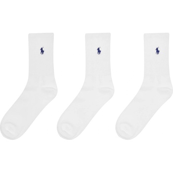 Image 1 of Ralph Lauren Чорапи Polo Ralph Lauren Women's Cotton Three-Pack Crew Socks - White