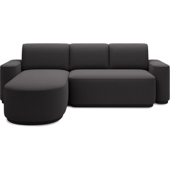 Eltap Тъмносив шенилов разтегателен ъглов диван с място за съхранение (ляв ъгъл) Aurumm - ELTAP (CO-AUR-LT-05ENJ)