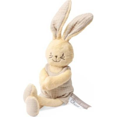 Chicco Plyšový zajko s hrkálkou My Sweet Doudou krémový