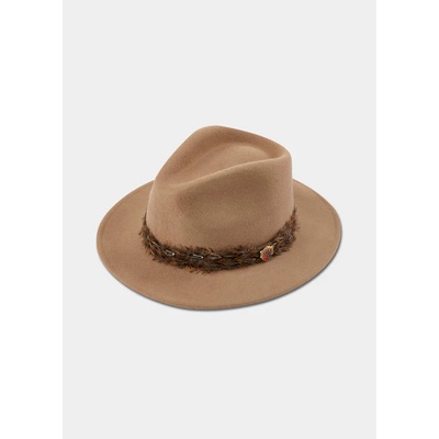 Alan Paine Richmond Felt Feather Band Mink písková