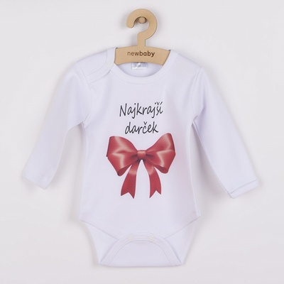 Body s potlačou New Baby Moje prvé Vianoce
