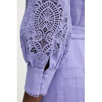 Luisa Spagnoli рокля от лен Provina (542925)