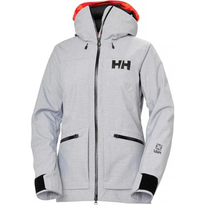 Helly Hansen Дамско ски яке Helly Hansen Women's Powderqueen 3.0 Jacket Ski jacket - Grey Melange (104-5504-0112)