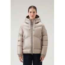 WOOLRICH ALIQUIPPA SHORT PUFFER JACKET hnedá