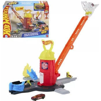 Mattel Hot Wheels: Комплект пожарна кула (JHL95)