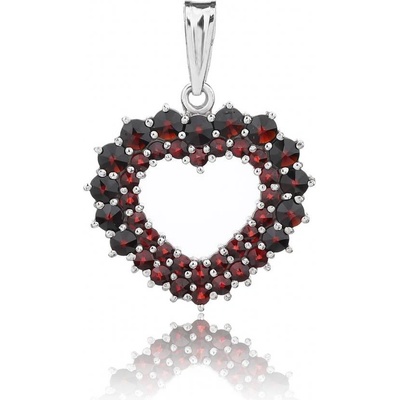 Český Granát Jan Kos jewellery Stříbrný přívěsek 14000645001