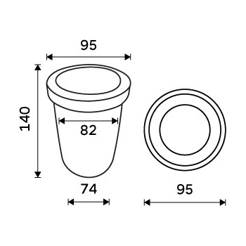 Nimco Náhradní díl WC nádobka 1094KU