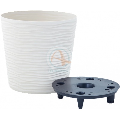 Саксия Фюжън ниска с дренаж d42/40см. микс цветове (127075)