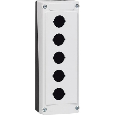 BACO LBX0500 224205 prázdný kufřík 5 instalačních pozic (d x š x v) 206 x 74 x 47.9 mm šedá, černá 1 ks