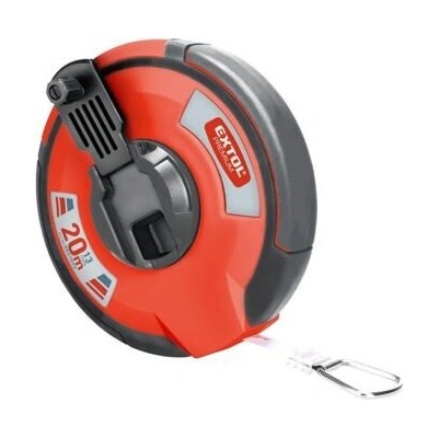 EXTOL PREMIUM pásmo 30m/13mm ocel, obal ABS/pryž, navíjecí poměr 3:1, 8821093