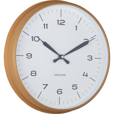 Karlsson Modern Factory стенен часовник, горчичен (KA6056YE)