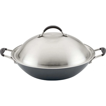 Circulon Уок тиган за индукция SCRATCHDEFENSE A1 36 см, с капак, алуминий, Circulon (CIRC81830)