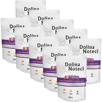 Dolina Noteci Premium Junior С богато съдържание на заешки черен дроб 10 x 300 г