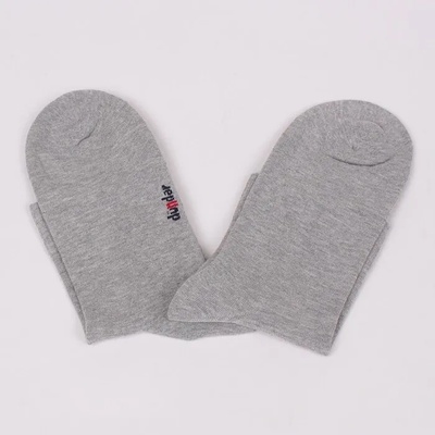 Мъжки памучни чорапи в светлосив цвят