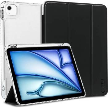 GKK Калъф за iPad Air 13 2024, Trifold Slim Hybrid Case, Черен (5906302308644)